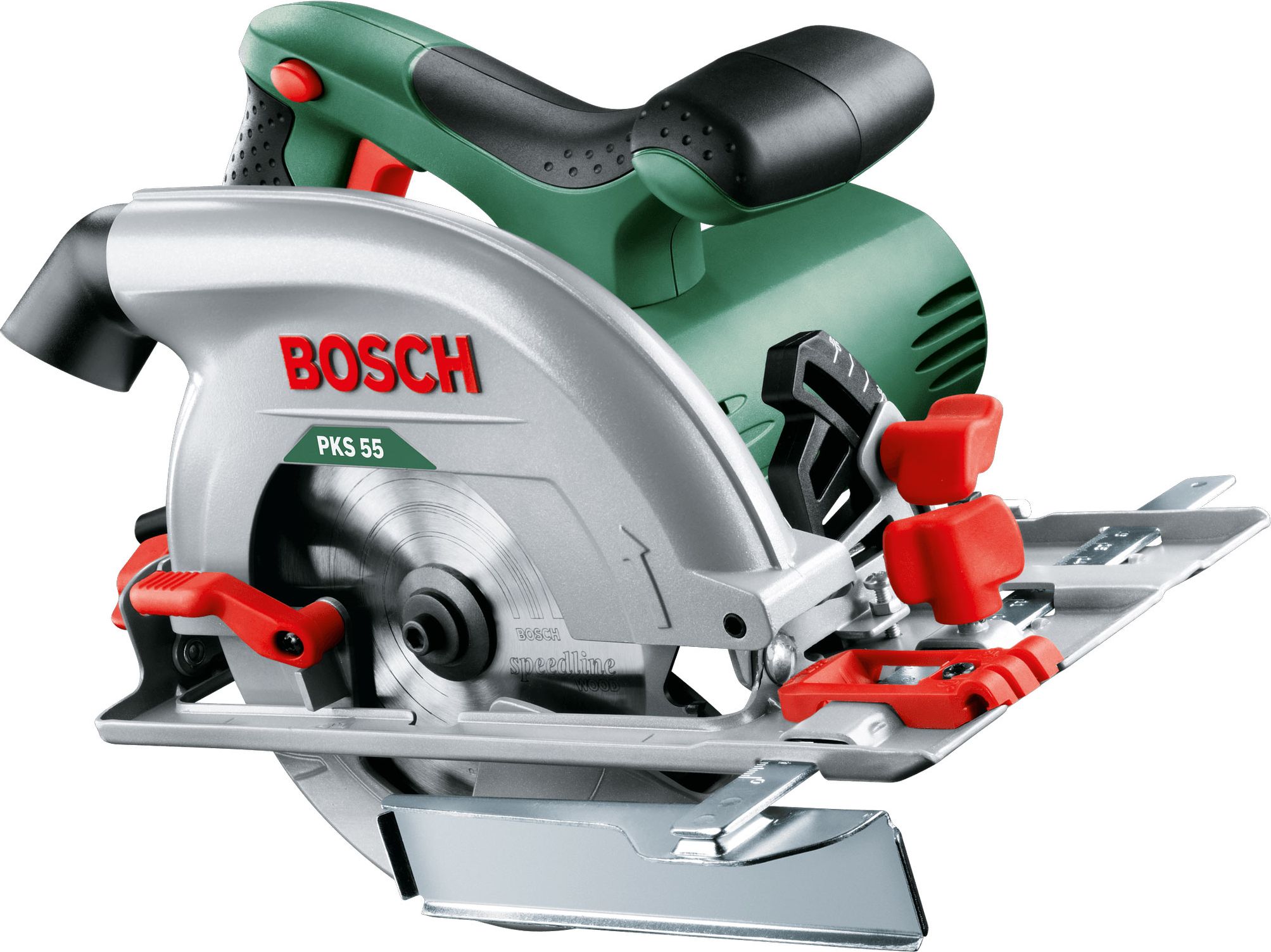 Bosch PKS 55 Circular Saw - 1200 Watt - Green